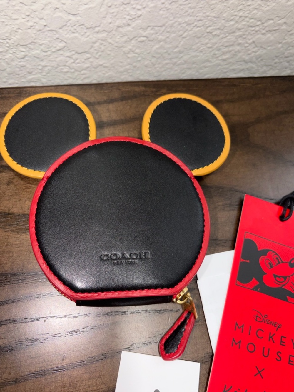 Coach Disney Mickey Mouse x Keith Haring Coin Case